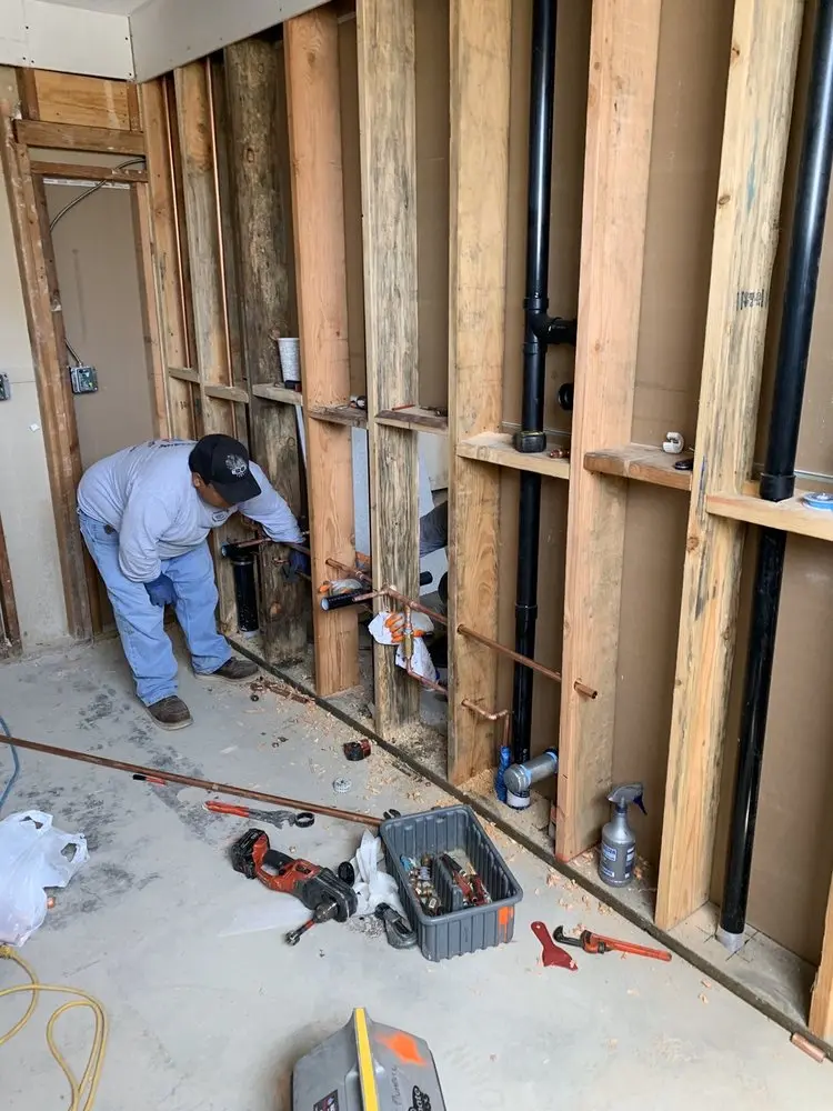 Commercial rough-in plumbing for Gas Line Repair in East Whiteland